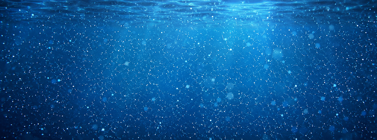 Oxygen nanobubbles suspended throughout water for Nano Fit Water Oxygen Lab