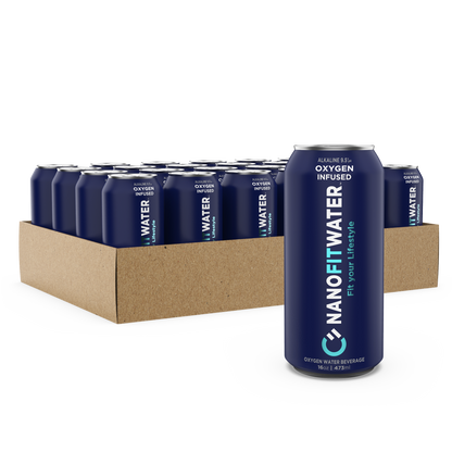 Nano Fit Water Cans | Dual Oxygen Alkaline Water 9.5 pH