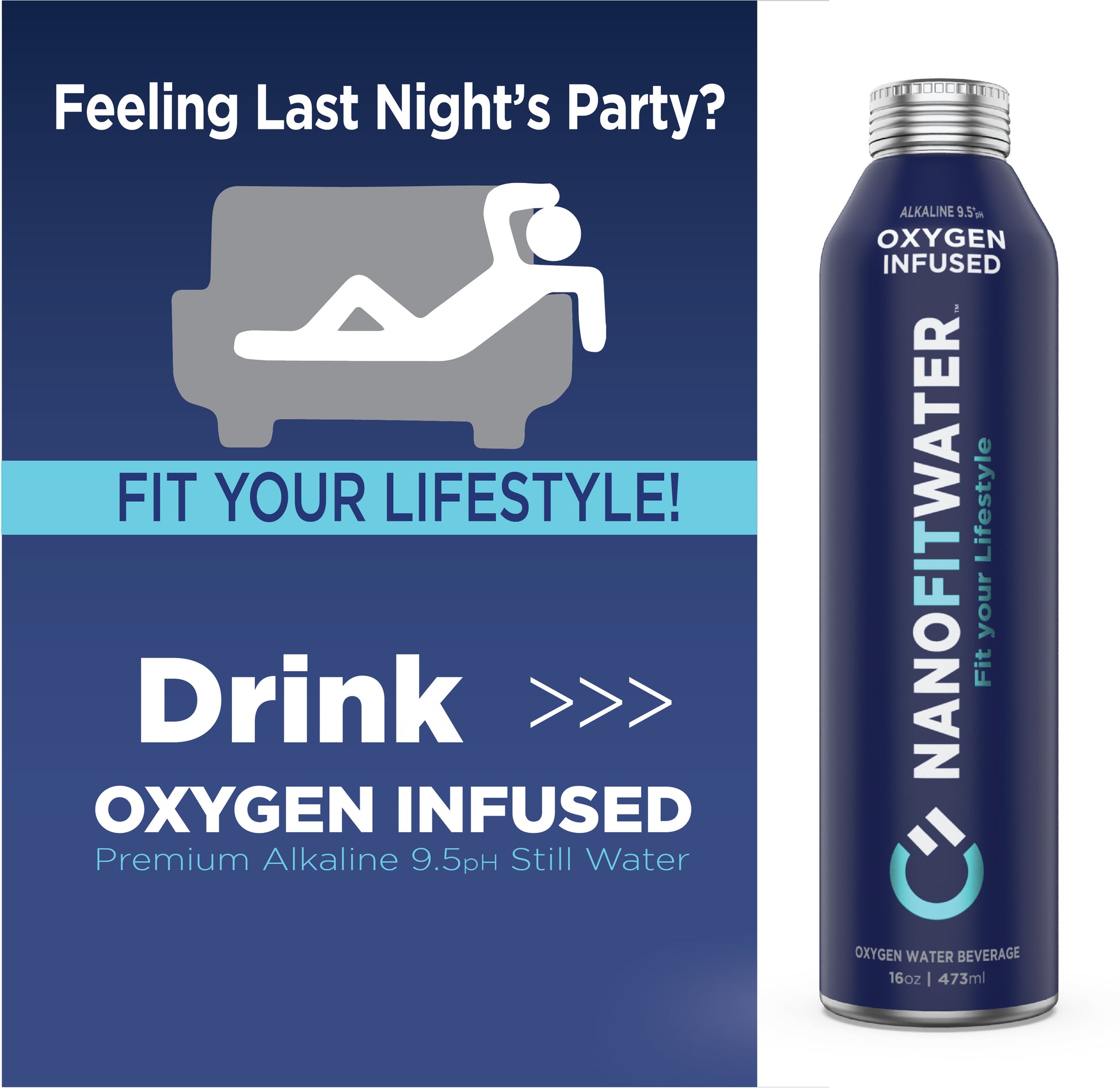 Nano Fit Water oxygen hydration benefits helping reduce fatigue and support endurance
