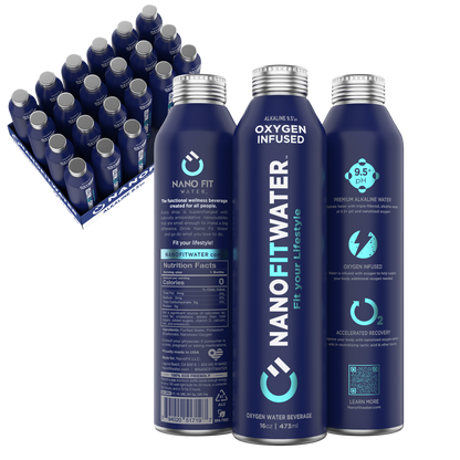 Nano Fit Water Bottles | Dual Oxygen Alkaline Water 9.5+ pH