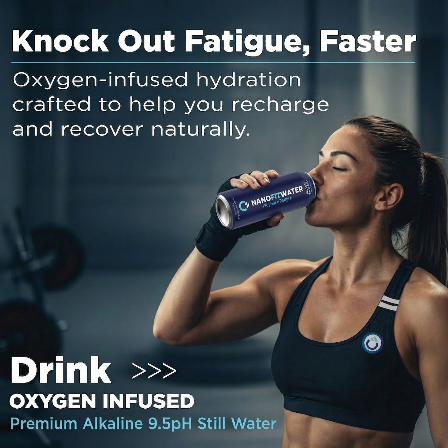 Nano Fit Water Cans | Dual Oxygen Alkaline Water 9.5 pH